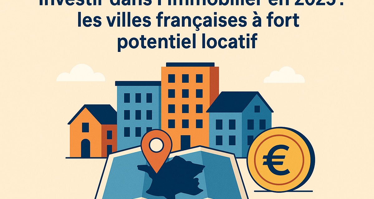 Investir dans l’immobilier en 2025 : les villes françaises à fort potentiel locatif