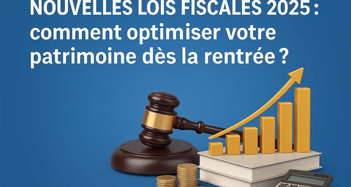 Nouvelles lois fiscales 2025 : comment optimiser votre patrimoine dès la rentrée ?